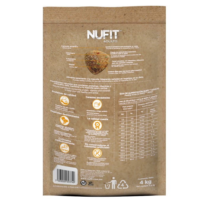 Alimento Nupec Nufit Premium Adulto