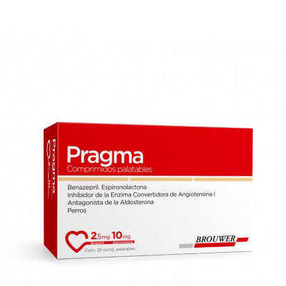 PRAGMA  2.5 MG (Inhibidor de la Enzima Convertidora de Angiotensina I y antagonista de la aldosterona)