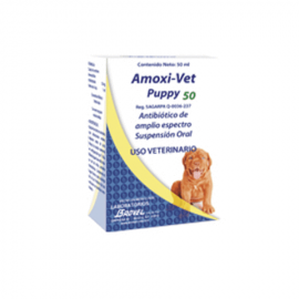 AMOXIVET PUPPIE SUSPENSIÓN (Antibiótico)