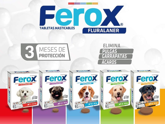 FEROX AZUL PERRO DE 10 – 20 KG  (Ectoparasiticidas)