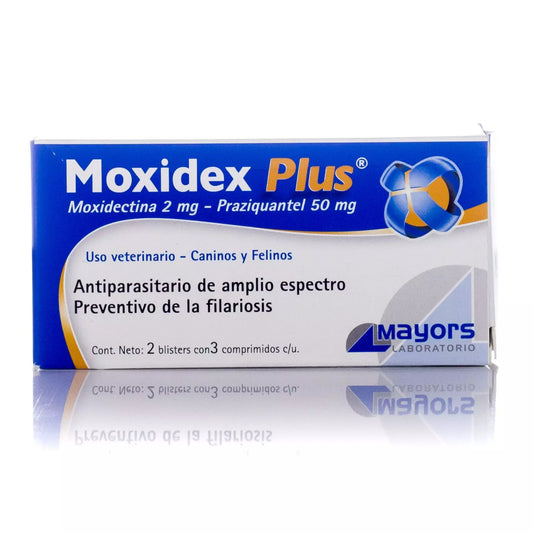 MOXIDEX PLUS 3 TABS (ANTIPARASITARIO INTERNO DE AMPLIO ESPECTRO)