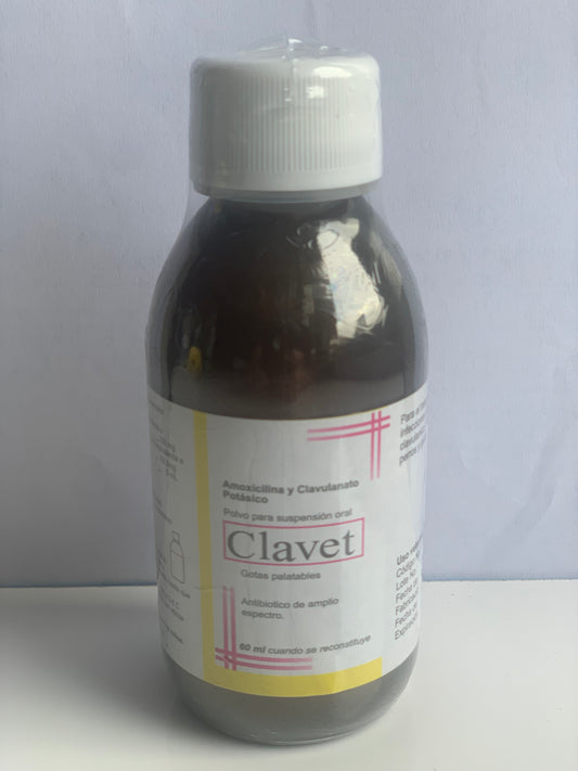 Clavet (Antibiótico palatable de amplio espectro.)