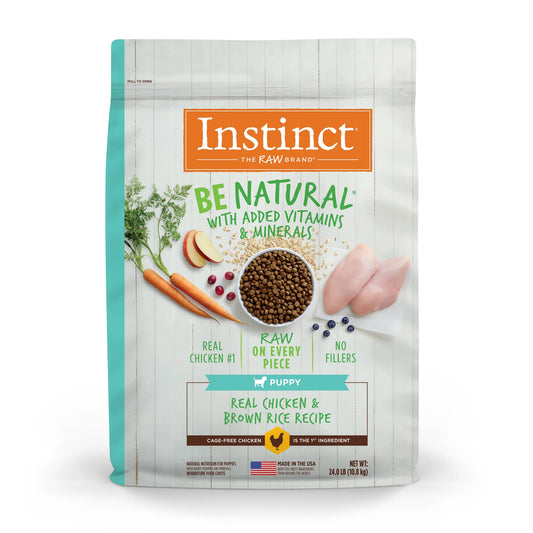 INSTINCT BE NATURAL CHICKEN & BROWN RICE - FOR PUPPIES
