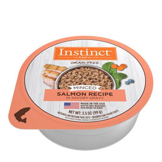 INSTINCT MINCED CUPS SALMON RECIPE FOR CATS - CUPS