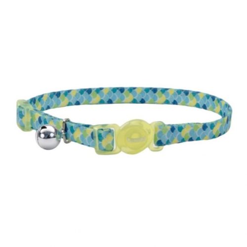 COLLAR PARA GATO SAFE CAT – ESCAMAS CELESTE