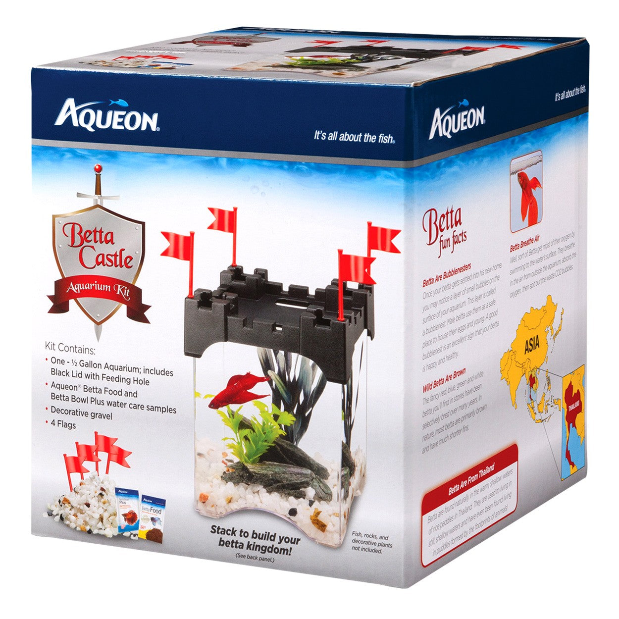 BETTA CASTLE KITS 0.5 G AQUEON