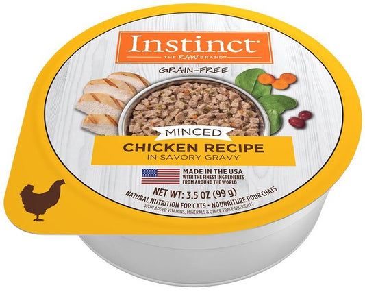INSTINCT MINCED CUPS CHICKEN RECIPE FOR CATS