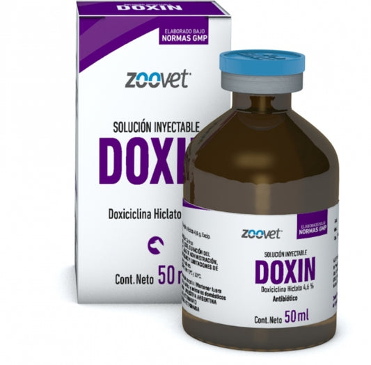 DOXIN  50 ml tratamiento de erlichiosis aguda (antibiotico)