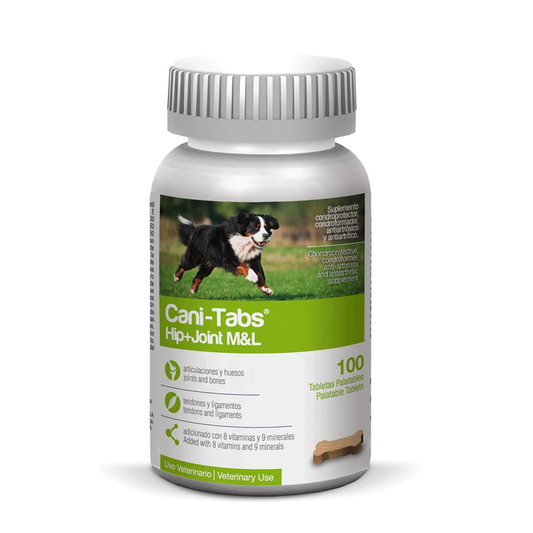 CANI-TABS® HIP + JOINT MEDIUM & LARGE (Condroprotector y antioxidante)
