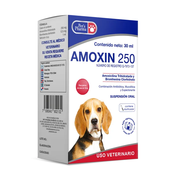 AMOXIN 250 30 ML (antibiotico)