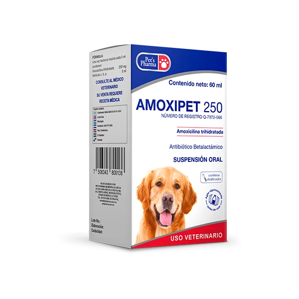 AMOXIPET 250 60 ML (Antibiótico)