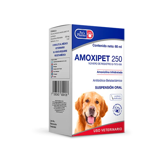 AMOXIPET 250 60 ML (Antibiótico)