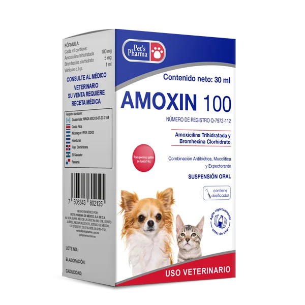 AMOXIN 100 30 ML (antibiotico)