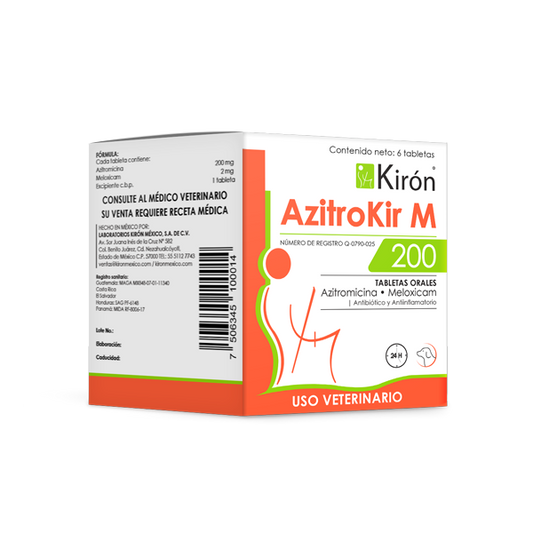 Azitrokir M Tabletas 200 (antibiótico y Antiinflamatorio)