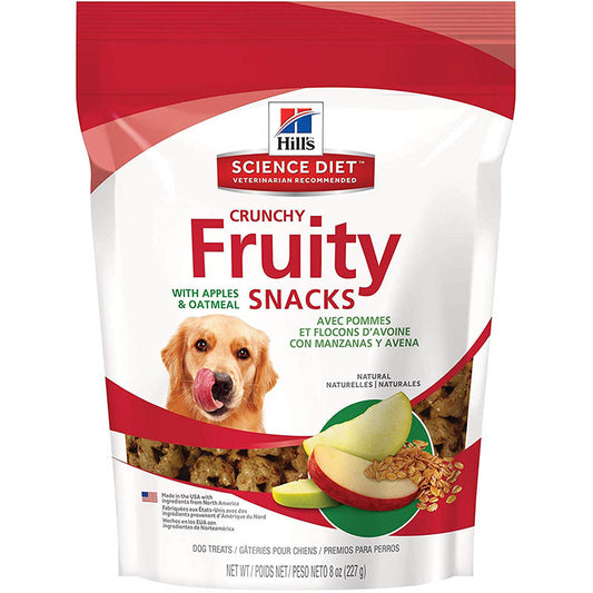 Fruity Crunchy Snacks with Apples & Oatmeal dog treat