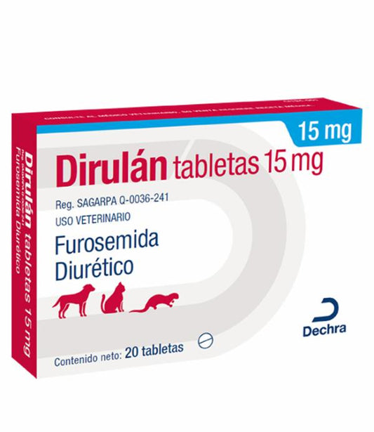 DIRULAN TABLETAS  15 MG (Diurético)