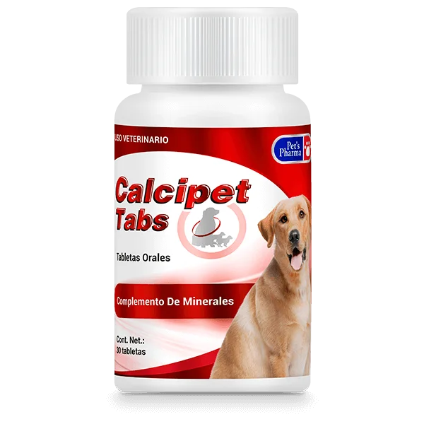 CALCIPET-TABS 30 TABS (Suplemento para perros y gatos)