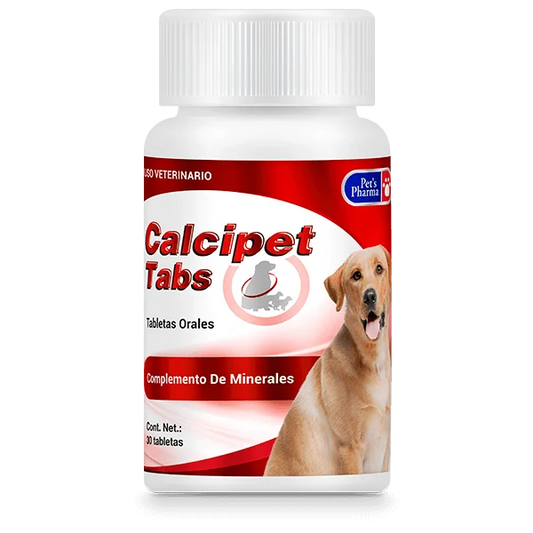 CALCIPET-TABS 30 TABS (Suplemento para perros y gatos)