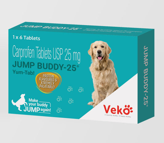 Veko Jump Buddy Tabletas De Carprofeno 25mg (analgésico - antiinflamatorio)