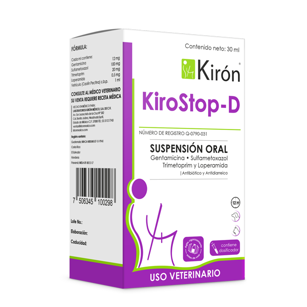 KiroStop-D 30 ml (Antibiótico y Antidiarreico)