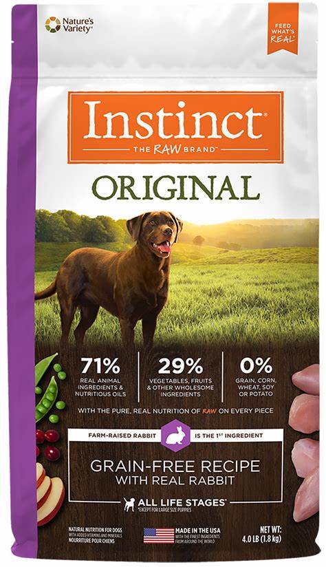 INSTINCT ORIGINAL GRAIN-FREE RABBIT - FOR DOGS