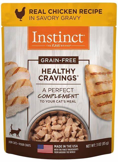 INSTINCT HEALTHY CRAVINGS CHICKEN FOR CATS - POUCHES