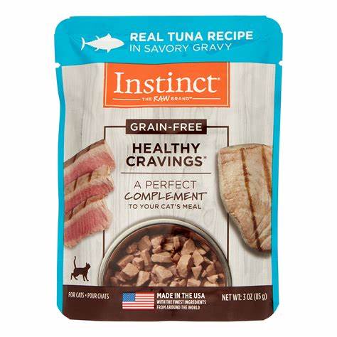 INSTINCT HEALTHY CRAVINGS TUNA FOR CATS - POUCHES