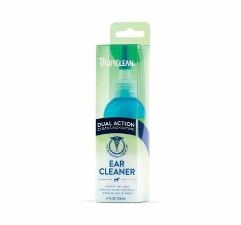 TROPICLEAN DUAL ACTION - EAR CLEANER FOR PETS