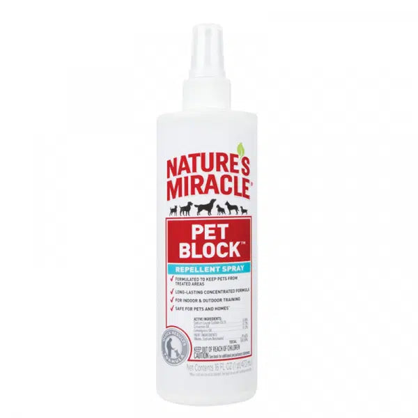 PET BLOCK SPRAY NATURES MIRACLE –  DOG