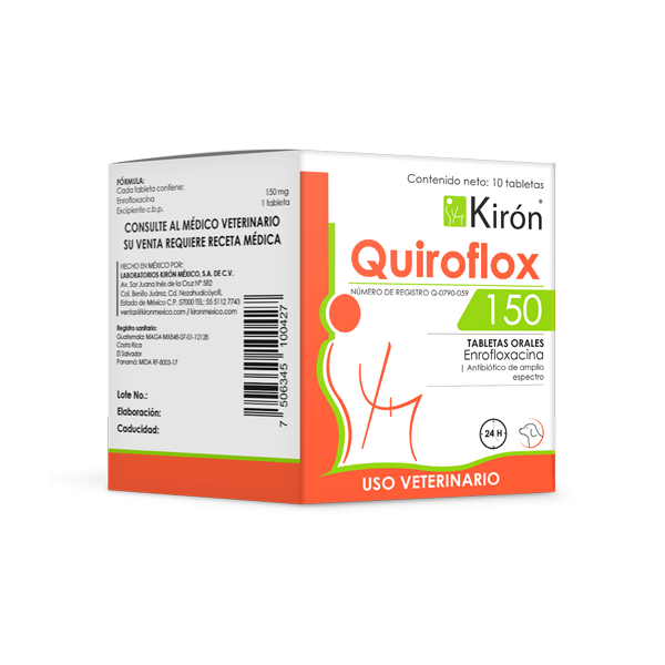 Quiroflox Tabletas orales 150 (Antibiótico)