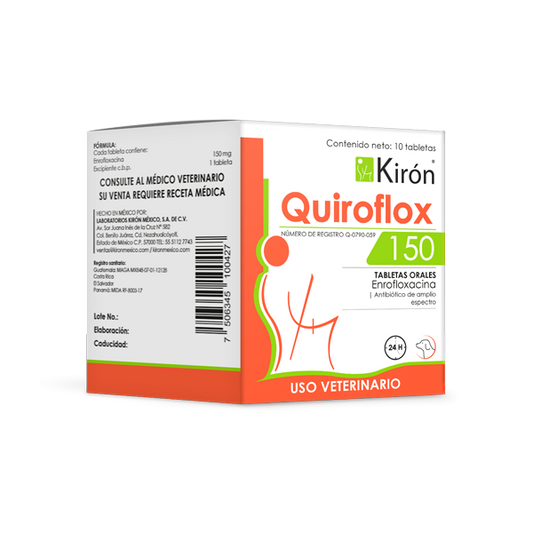 Quiroflox Tabletas orales 150 (Antibiótico)