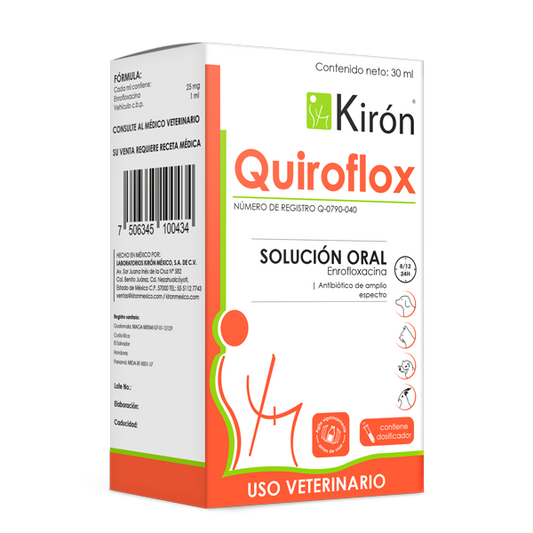 Quiroflox Solución oral 30 ml (Antibiótico)