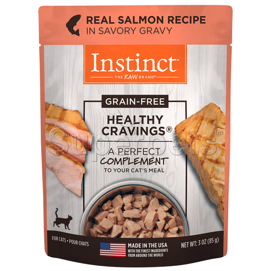 INSTINCT HEALTHY CRAVINGS SALMON FOR CATS - POUCHES
