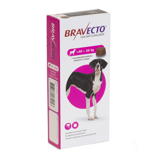 Bravecto  1400 mg  (80 lb - 123 lb)