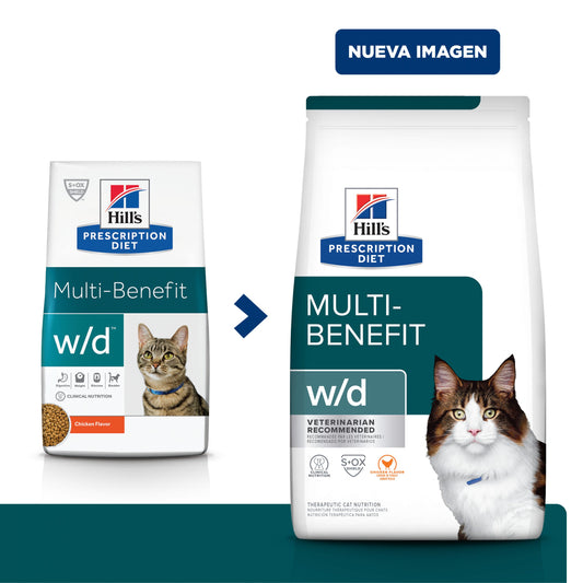 Hill's Prescription Diet w/d Multi-Benefit Feline 17.6 lbs