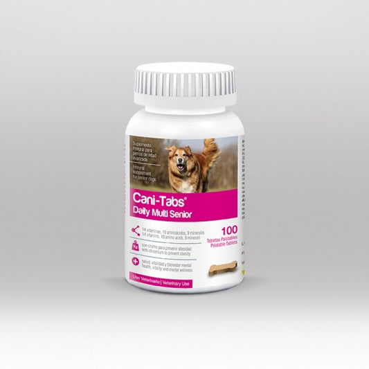 CANI-TABS® DAILY MULTI SENIOR (Suplemento vitamínico para perros geriátricos)