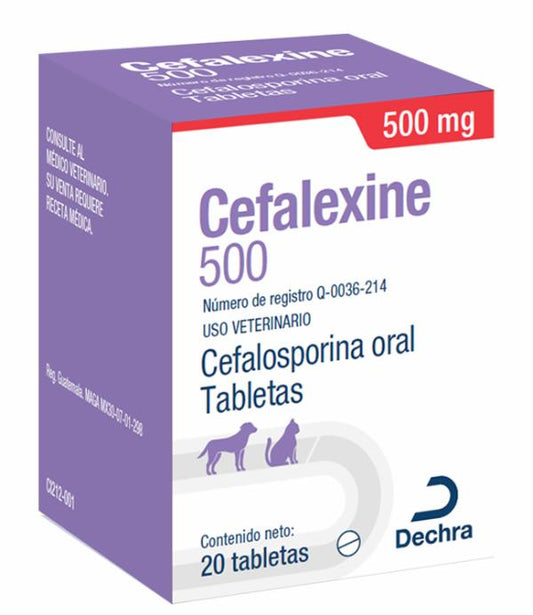 CEFALEXINE DECHRA BROVEL 500MG