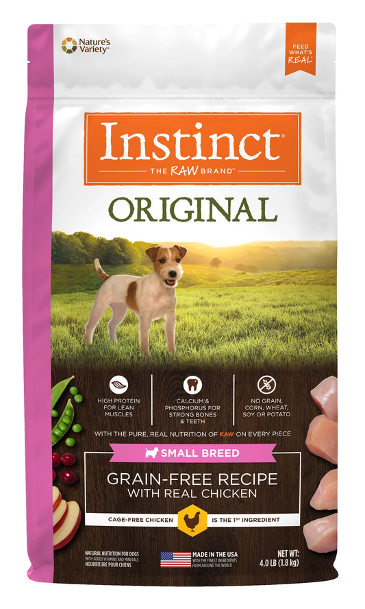 INSTINCT ORIGINAL GRAIN-FREE CHICKEN - FOR SMALL BREED DOGS