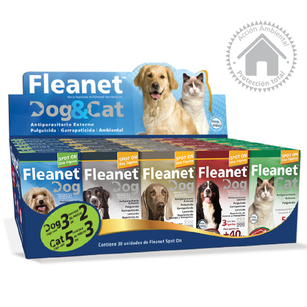 FLEANET Cat +4 kg (5pipetas)