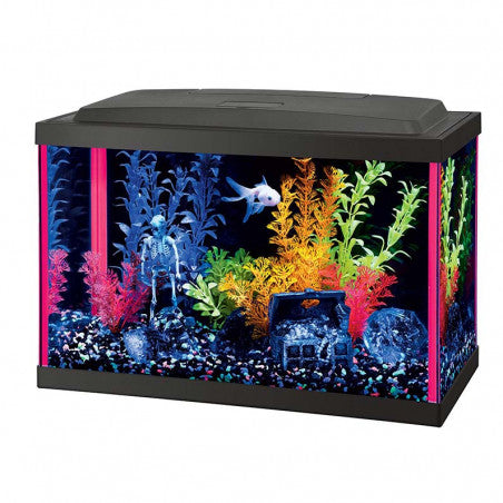 NEOGLOW LED AQUARIUM KIT RECTANGLE PINK 5.5G AQUEON