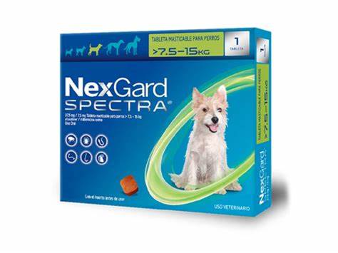 ANTIPULGAS NEXGARD SPECTRA M PERROS 7.5-15 kg