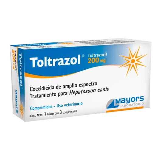 TOLTRAZOL X 3 TABS (COCCIDICIDA DE AMPLIO ESPECTRO)