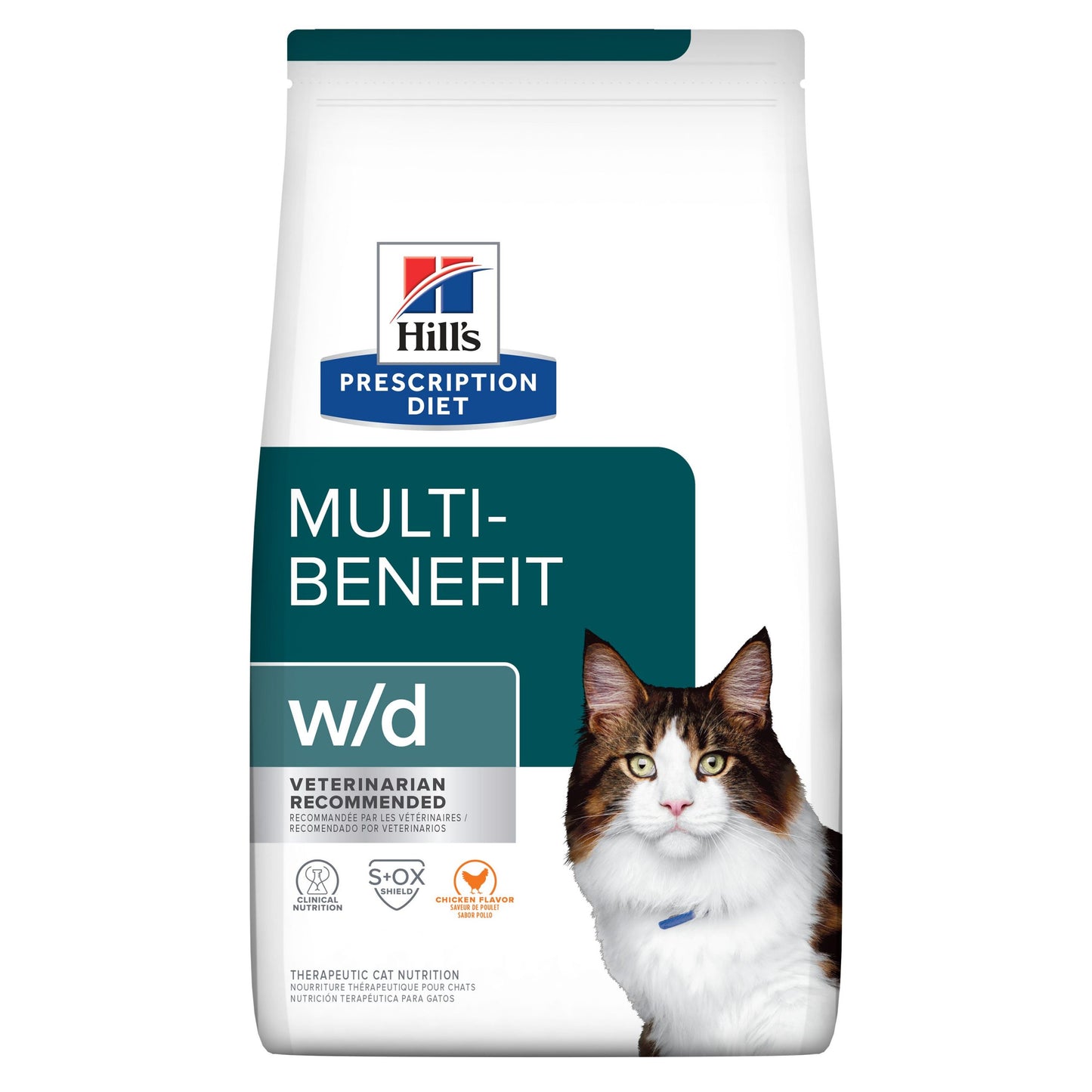 Hill's Prescription Diet w/d Multi-Benefit Feline 17.6 lbs
